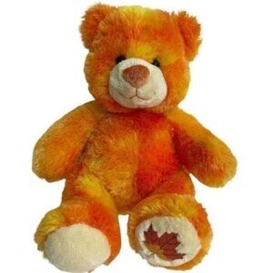 Build a Bear Autumn Fall Maple Leaf 15” Plush BAB Stuffed animal 🍁 Maple leaf